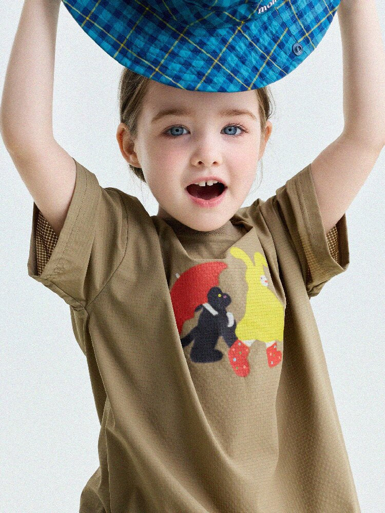 Cartoon Graphic Quick-Dry Short-Sleeved T-Shirt ドライ 半袖Tシャツ【mh0013193】