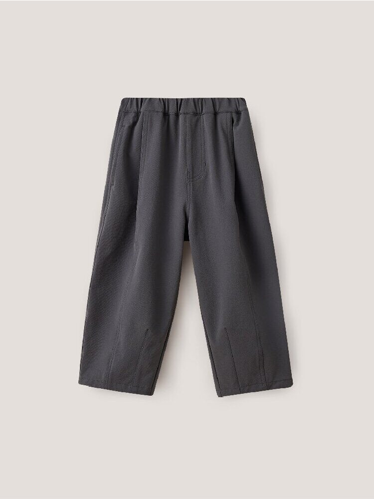 キッズ ジュニア 立体カッティング ワイド ルーズ ロングパンツ【mh0014248】