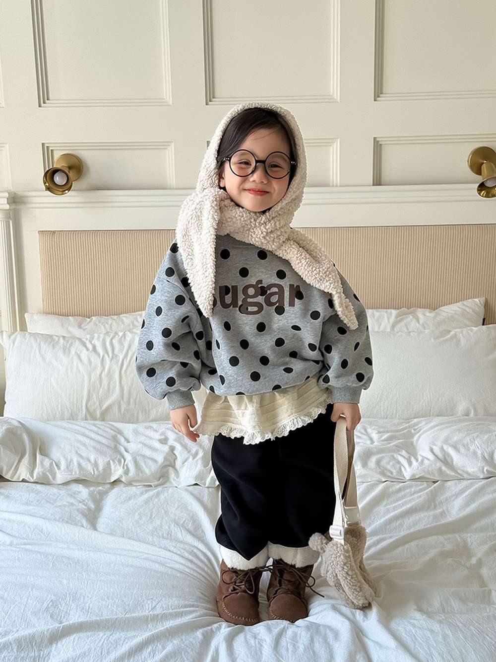 裏起毛長袖トレーナー | ロゴプリントビッグシルエット | オーバーサイズスウェット【mh0011466】