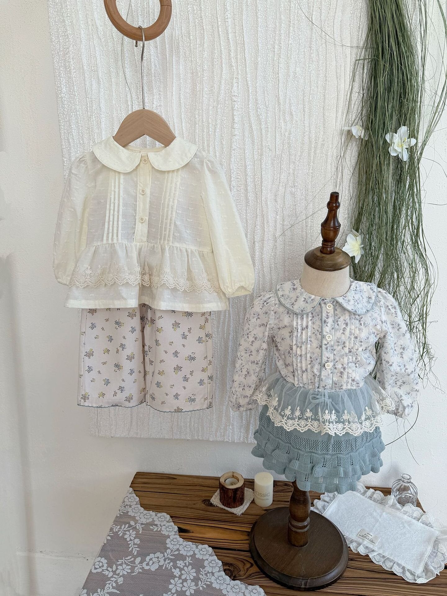 Floral Twill Wide-Leg Pants 花柄ツイルワイドパンツ【mh0012116】