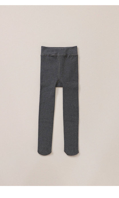 -キッズ タイツ 裏起毛 暖かい レギンス 無地 ファッション【mh0011345】 - mamahalo shop - レギンスパンツ -  べビー服 - 子供服 - 男の子 - 女の子
