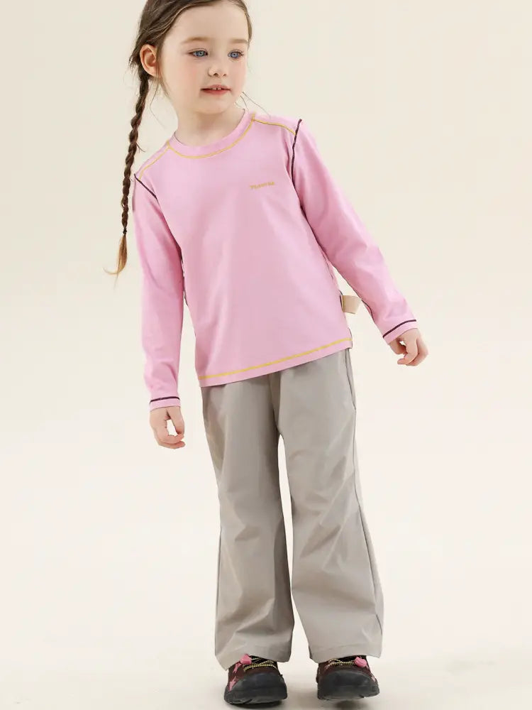 -切り替えステッチ長袖Tシャツ【mh0011300】 - mamahalo shop - 長袖Tシャツ -  べビー服 - 子供服 - 男の子 - 女の子