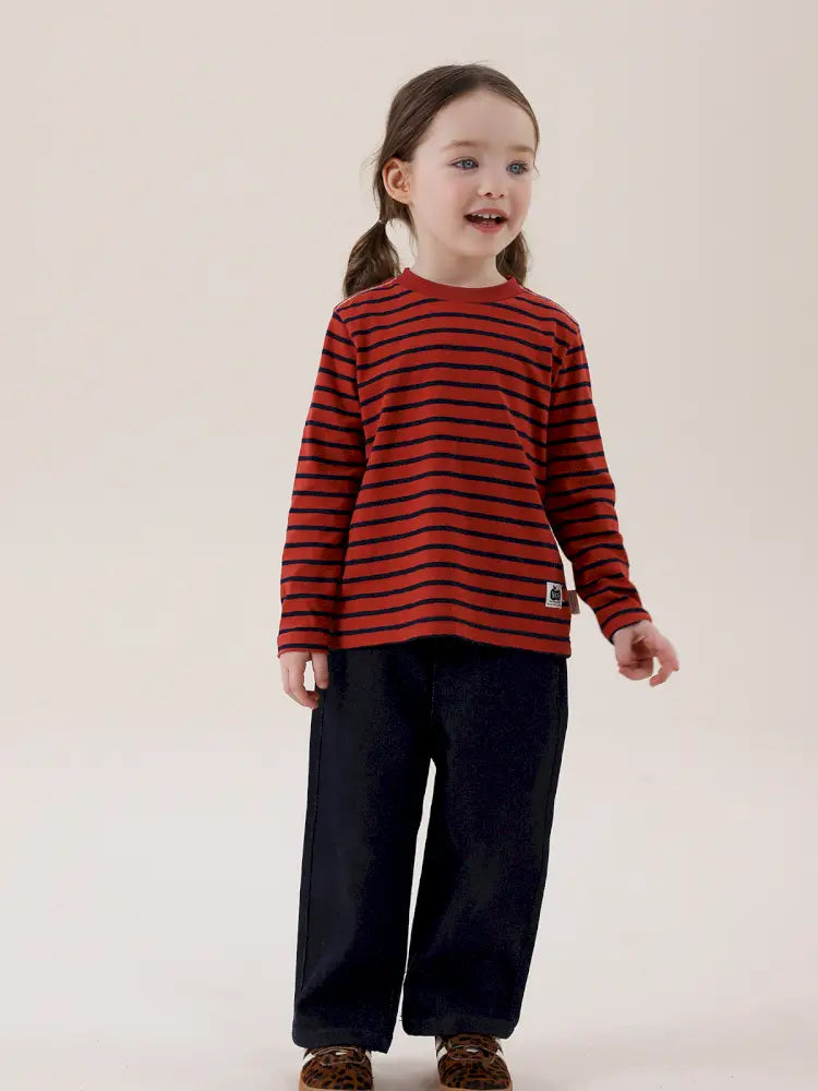 -シンプルベーシックストレートデニムパンツ【mh0011298】 - mamahalo shop - デニムパンツ -  べビー服 - 子供服 - 男の子 - 女の子