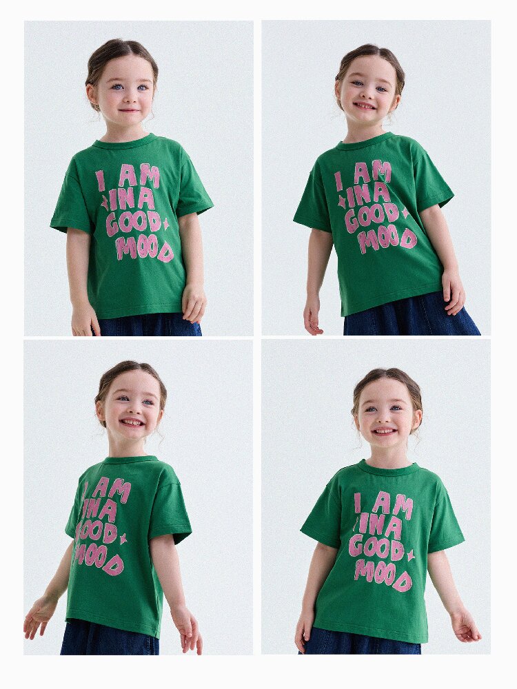 Lettering Graphic Short-Sleeved T-Shirt ビッグシルエット 半袖Tシャツ【mh0013196】