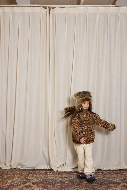 yummy&rocky | Imitation Lambswool Zipper Shirt スタンドカラーボアジップシャツ【mh0020098】