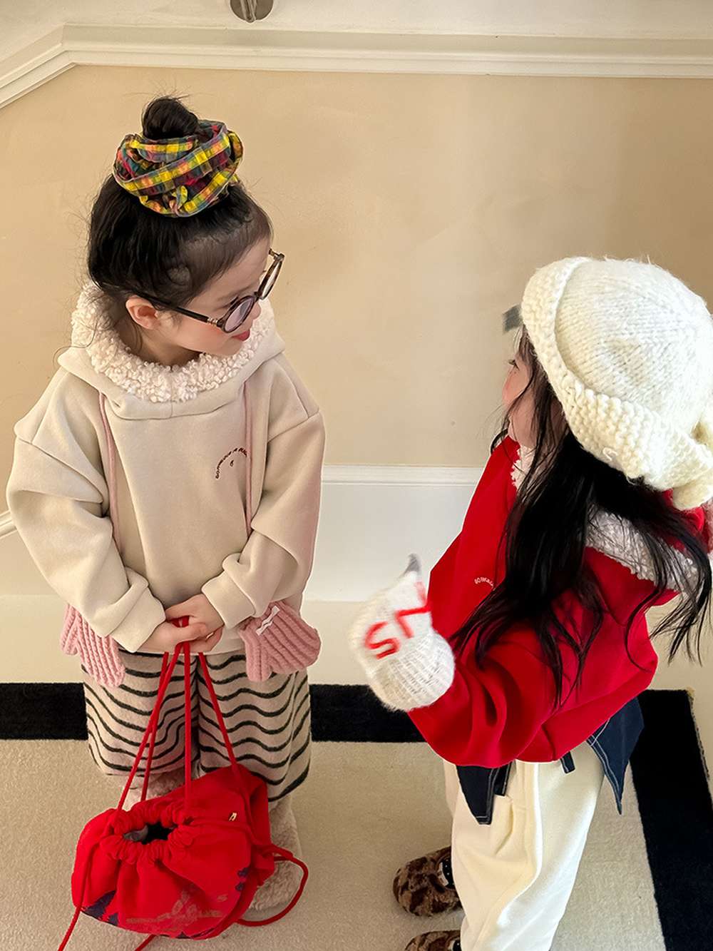 長袖スウェットパーカー 裏起毛 もこもこフード付 長袖フーディー 【mh0011457】