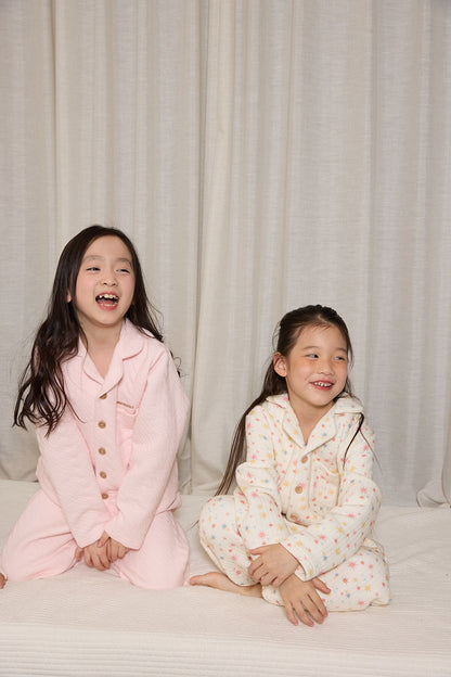 yummy&rocky | Cotton Embroidery Print Home Set コットン刺繍プリントルームウェア【mh0020096】