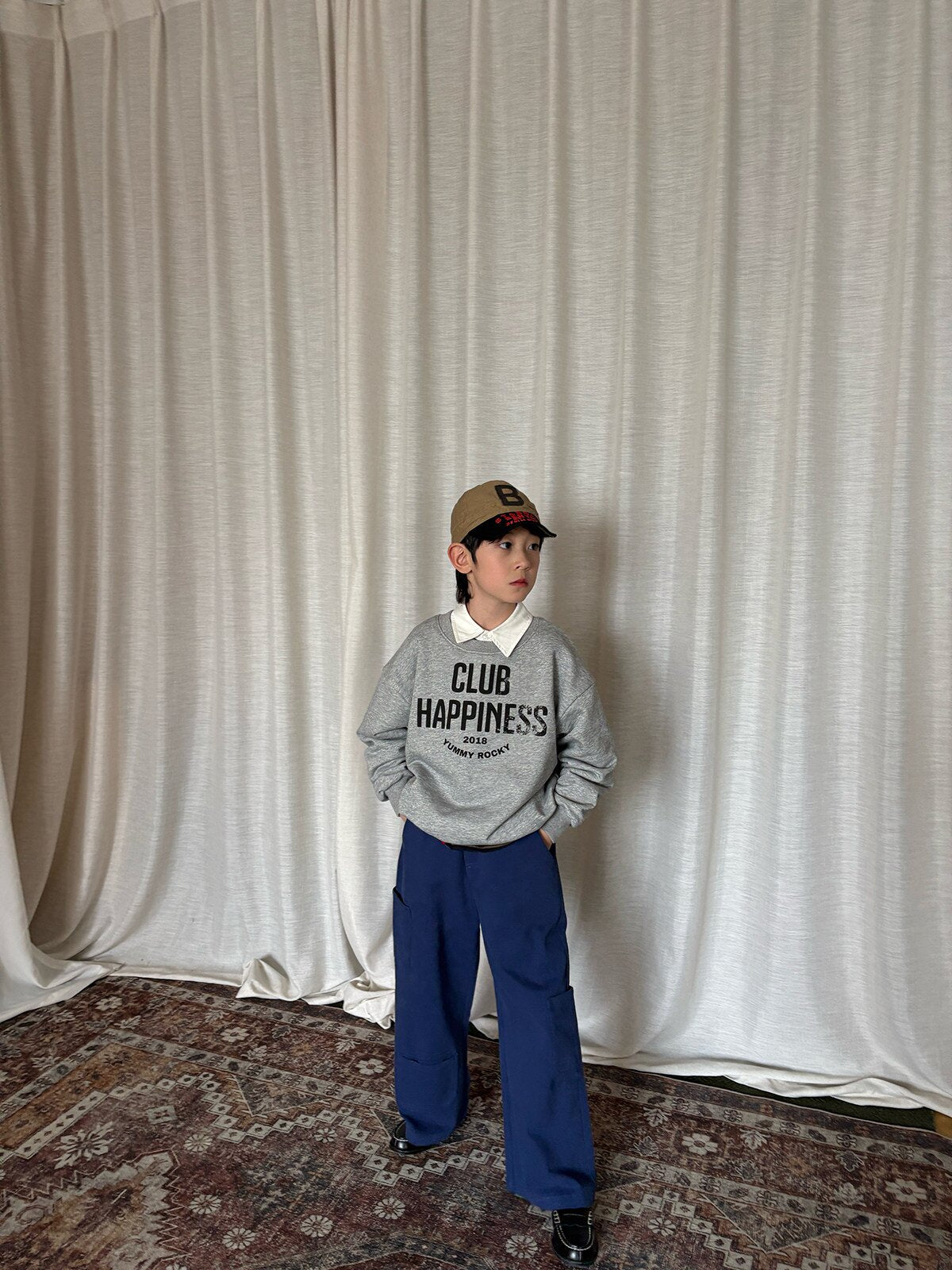 yummy&rocky | Micro Brushed Denim Cargo Pants ピーチ起毛デニムカーゴパンツ【mh0020102】