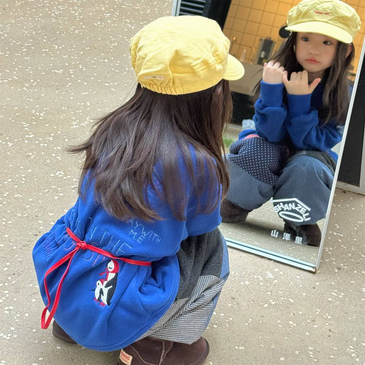 -長袖スウェット プルオーバー フリース素材 カジュアルトップス【mh0011401】 - mamahalo shop - トレーナー・フーディ -  べビー服 - 子供服 - 男の子 - 女の子