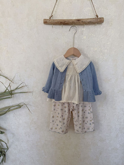 Floral Twill Wide-Leg Pants 花柄ツイルワイドパンツ【mh0012116】