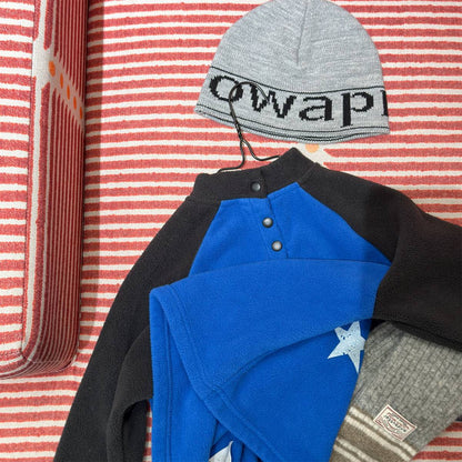 -長袖Tシャツ フリース素材 ラグラン袖 プリントロゴ ハイネック【mh0011410】 - mamahalo shop - 長袖Tシャツ -  べビー服 - 子供服 - 男の子 - 女の子