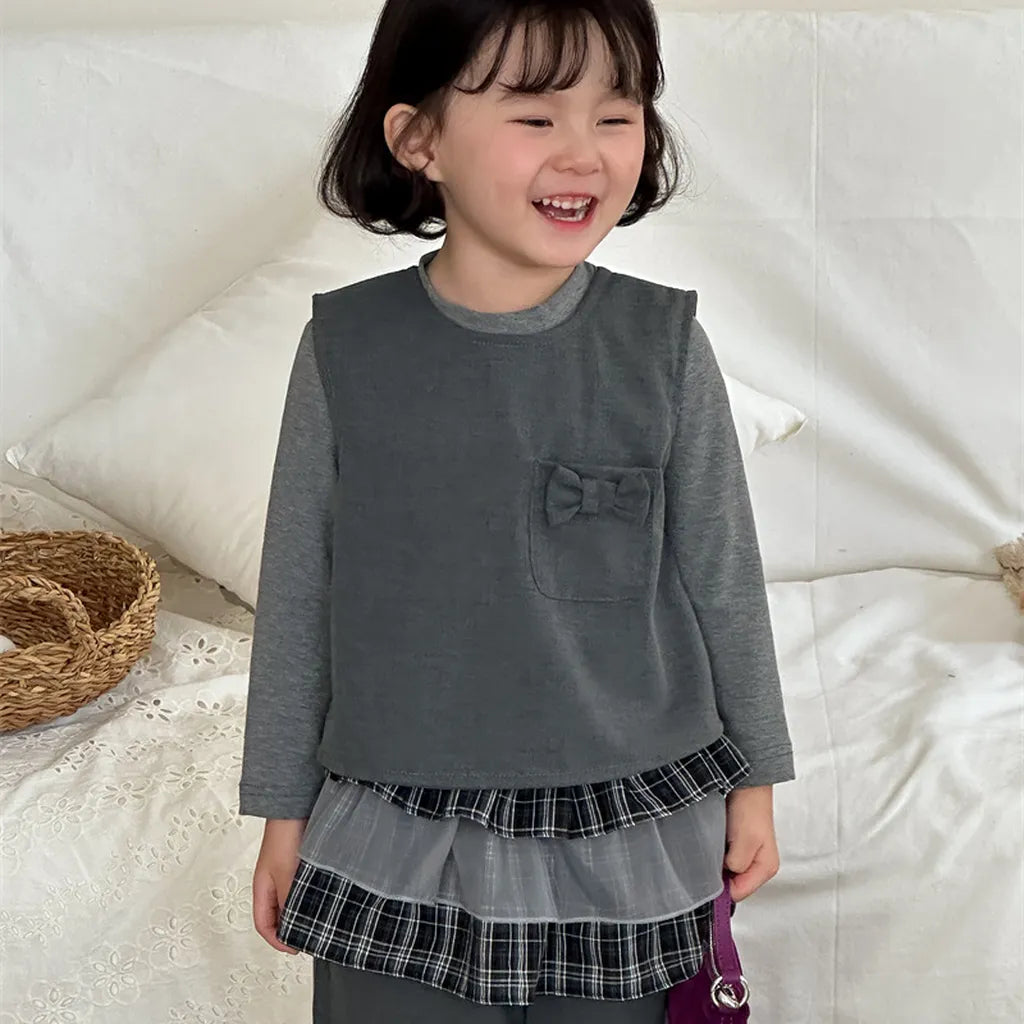 -チェックチュールレイヤードミニスカート【mh0011268】 - mamahalo shop - スカート -  べビー服 - 子供服 - 男の子 - 女の子