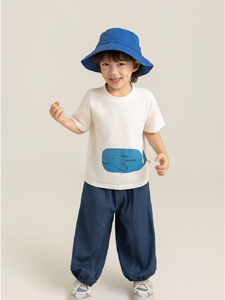 Cute Animal Graphic Cotton T-shirt アニマル プリント コットン Tシャツ【mh0012741】