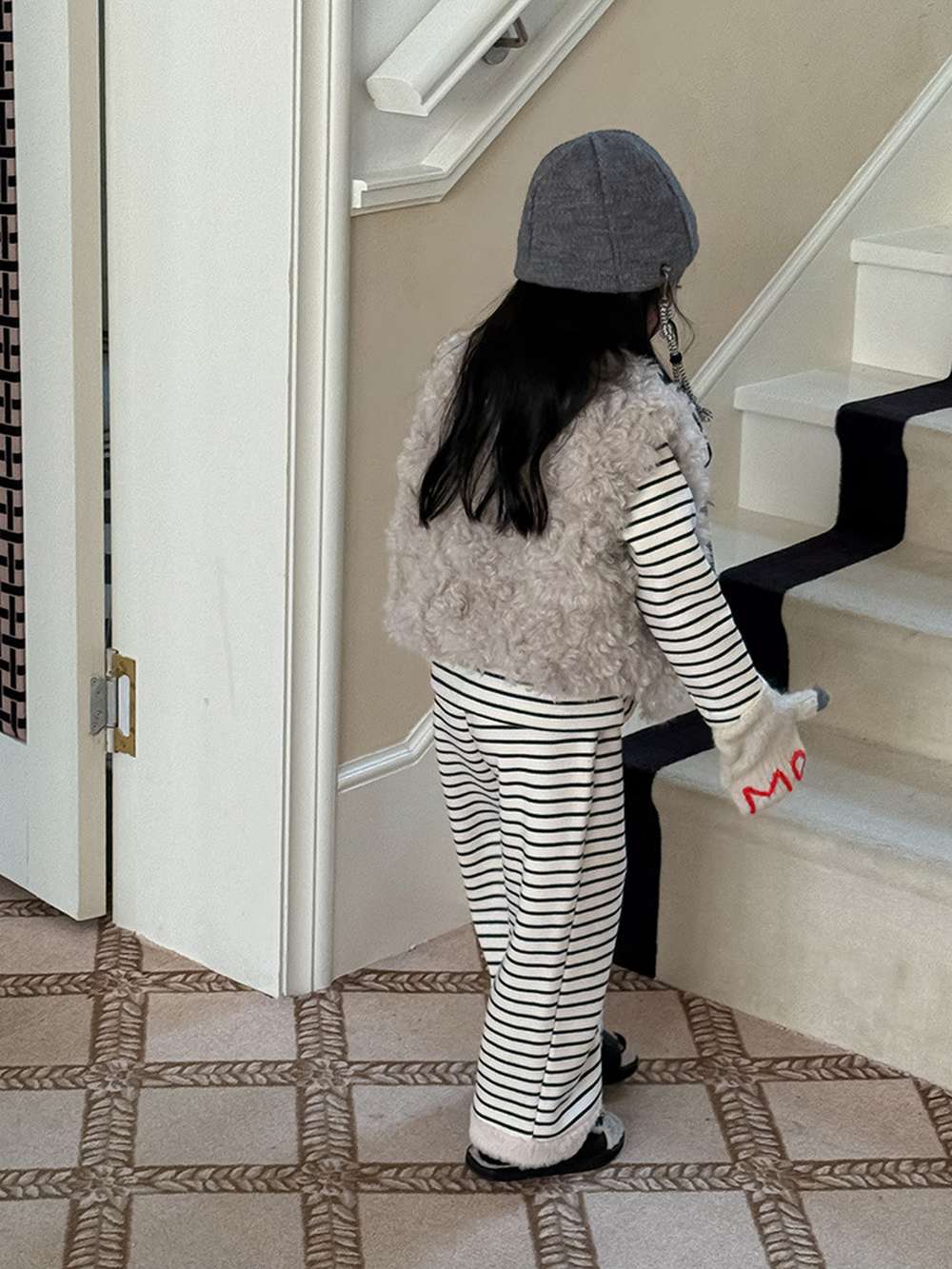 フェイクファーベスト | 中綿入り | プリンセスラインボアトップス【mh0011470】