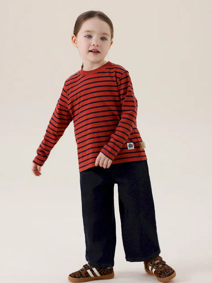 -シンプルベーシックストレートデニムパンツ【mh0011298】 - mamahalo shop - デニムパンツ -  べビー服 - 子供服 - 男の子 - 女の子