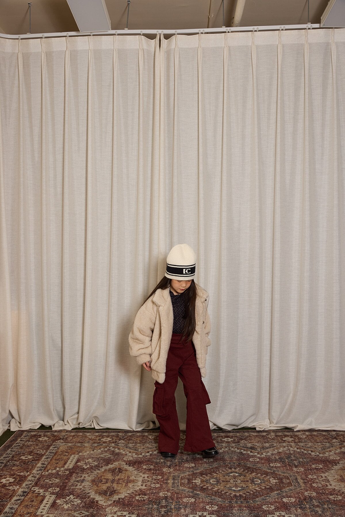 yummy&rocky | Thickened Brushed Denim Cargo Pants 裏起毛デニムカーゴベルボトム【mh0020094】