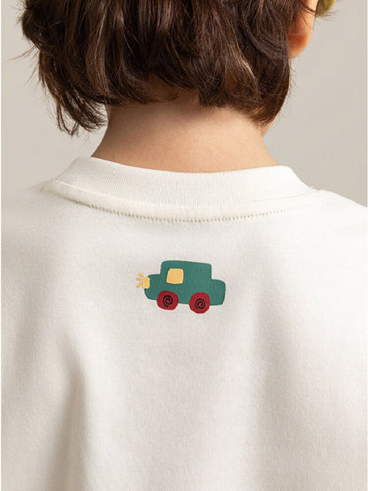 Graphic Explorer Hero Tシャツ デニムショートパンツ セットアップ【mh0012730】