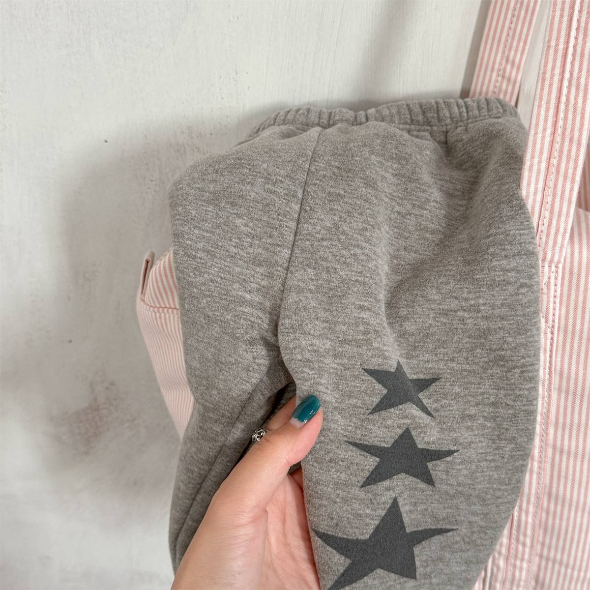 -裏起毛レギンス 星スタープリント 無地 暖かスパッツ ロングパンツ【mh0011406】 - mamahalo shop - レギンスパンツ -  べビー服 - 子供服 - 男の子 - 女の子