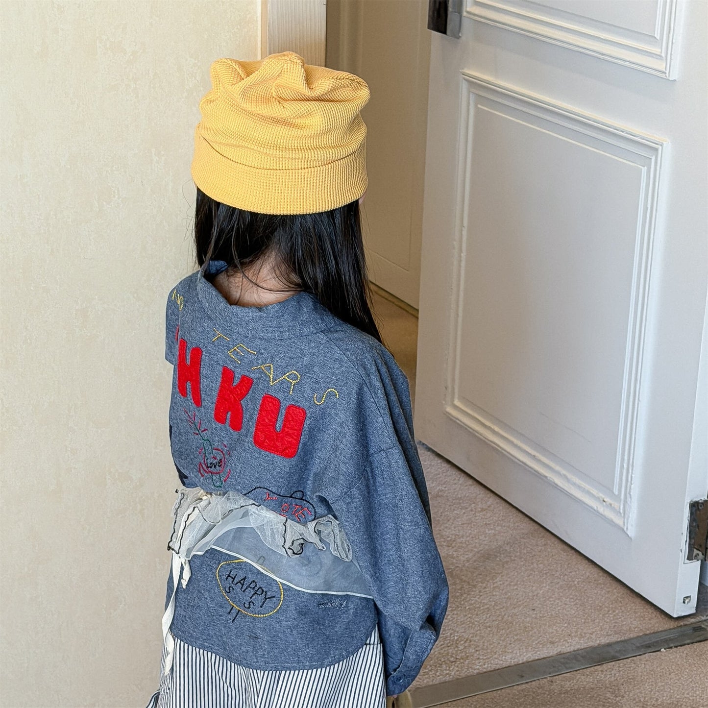 Embroidered Shirt Spring Top 刺繍 シャツ トップス【mh0012079】