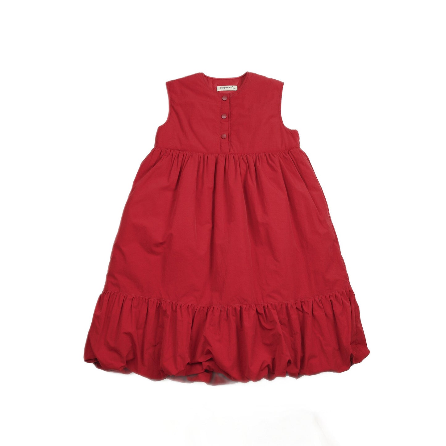 Pawpaw Liu | Red Sweet Padded Sundress 中綿 スイート サンドレス ワンピース【mh0020083】