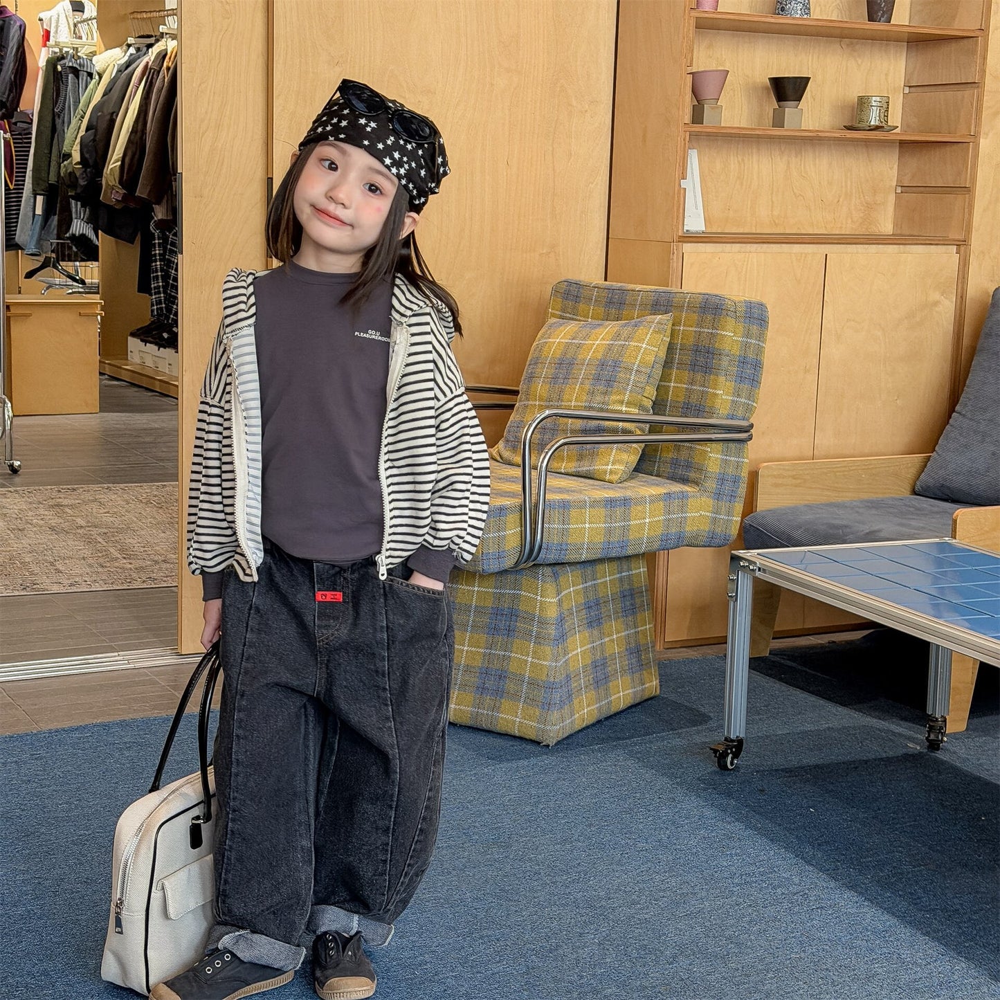 Spring Denim Tapered Pants デニム テーパードパンツ【mh0012082】