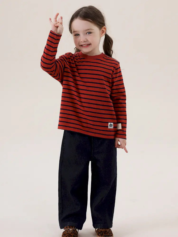 -シンプルベーシックストレートデニムパンツ【mh0011298】 - mamahalo shop - デニムパンツ -  べビー服 - 子供服 - 男の子 - 女の子