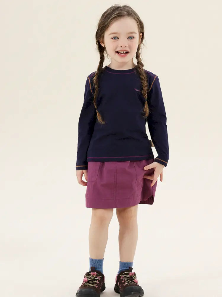 -切り替えステッチ長袖Tシャツ【mh0011300】 - mamahalo shop - 長袖Tシャツ -  べビー服 - 子供服 - 男の子 - 女の子