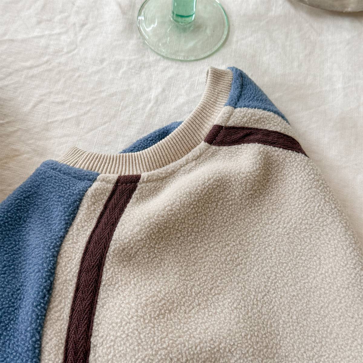 -長袖スウェットトレーナー フリース素材 ラグラン袖 プリントロゴ【mh0011412】 - mamahalo shop - トレーナー・フーディ -  べビー服 - 子供服 - 男の子 - 女の子