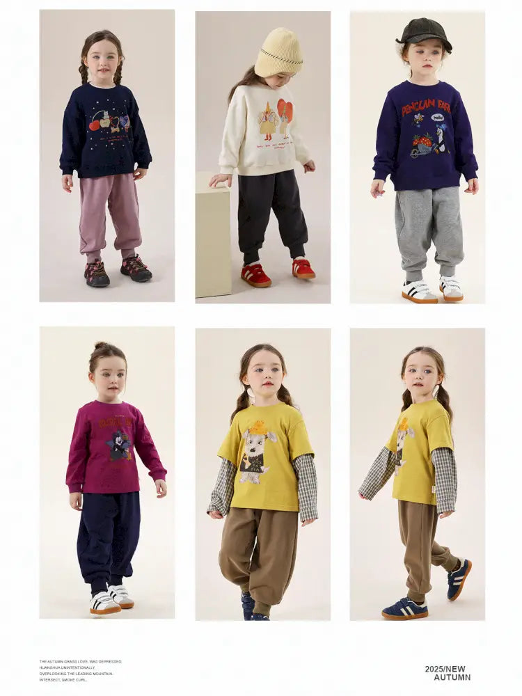 -ベーシックスウェットジョガーパンツ【mh0011301】 - mamahalo shop - ロングパンツ・スウェットパンツ -  べビー服 - 子供服 - 男の子 - 女の子