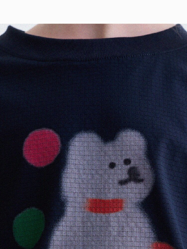 Cartoon Graphic Quick-Dry Short-Sleeved T-Shirt ドライ 半袖Tシャツ【mh0013193】