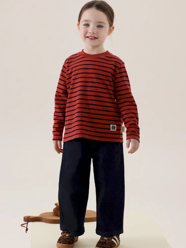 -シンプルベーシックストレートデニムパンツ【mh0011298】 - mamahalo shop - デニムパンツ -  べビー服 - 子供服 - 男の子 - 女の子