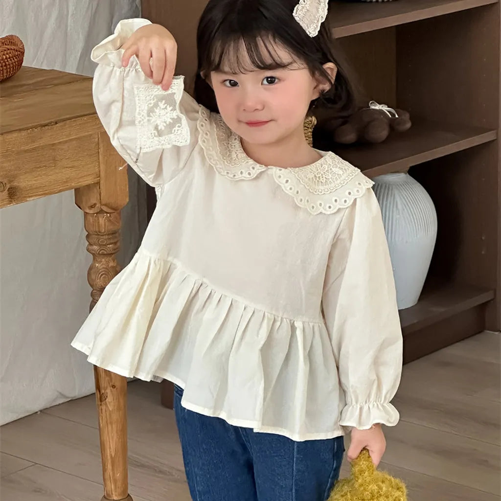-切替デザインデニムフレアベルボトムパンツ【mh0011256】 - mamahalo shop - デニムパンツ -  べビー服 - 子供服 - 男の子 - 女の子