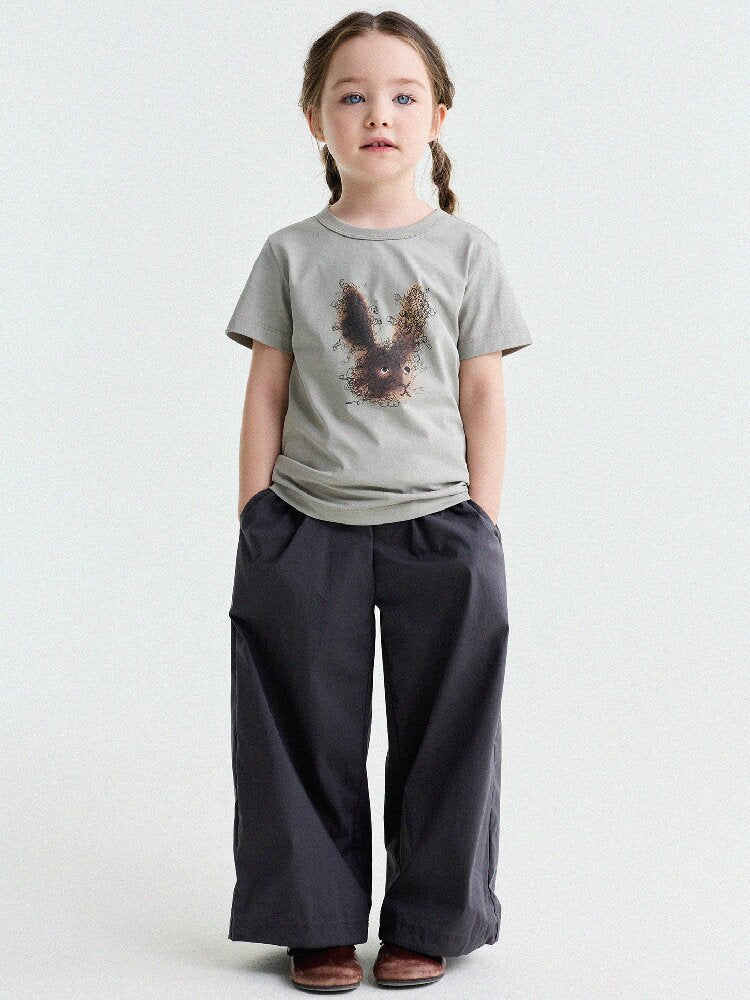 Ruffled Straight-Leg Pants [mh0013176]