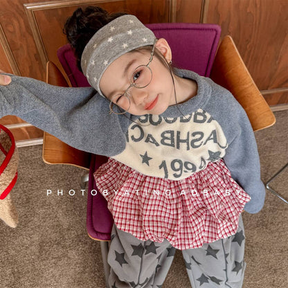 -長袖Tシャツ フリース素材 ラグラン袖 プリントロゴ ハイネック【mh0011410】 - mamahalo shop - 長袖Tシャツ -  べビー服 - 子供服 - 男の子 - 女の子