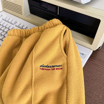 -フリーススウェットパンツ ルーズシルエット あったか長ズボン【mh0011423】 - mamahalo shop - ロングパンツ・スウェットパンツ -  べビー服 - 子供服 - 男の子 - 女の子