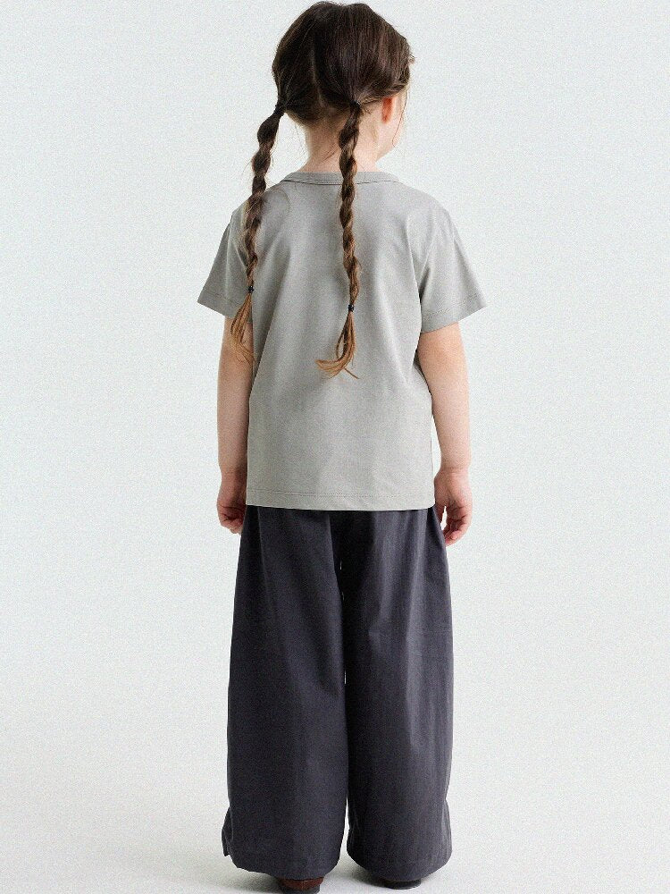Ruffled Straight-Leg Pants [mh0013176]