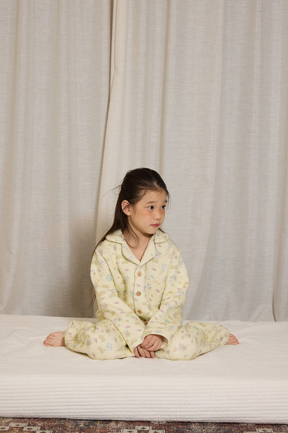 yummy&rocky | Cotton Embroidery Print Home Set コットン刺繍プリントルームウェア【mh0020096】