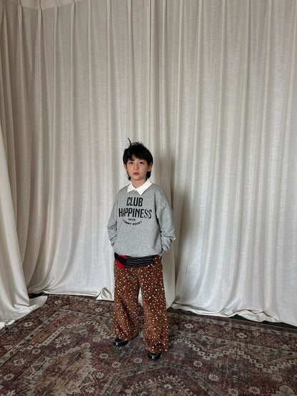 yummy&rocky | Star Print Soft Terry Thick T-Shirt 星柄テリー厚手長袖Tシャツ【mh0020103】