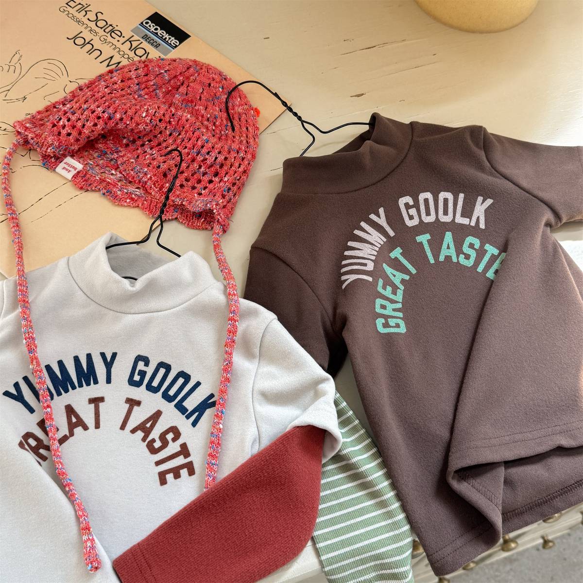 -長袖Tシャツ 裏起毛 ハイネック あったかインナー ベーシック【mh0011416】 - mamahalo shop - 長袖Tシャツ -  べビー服 - 子供服 - 男の子 - 女の子