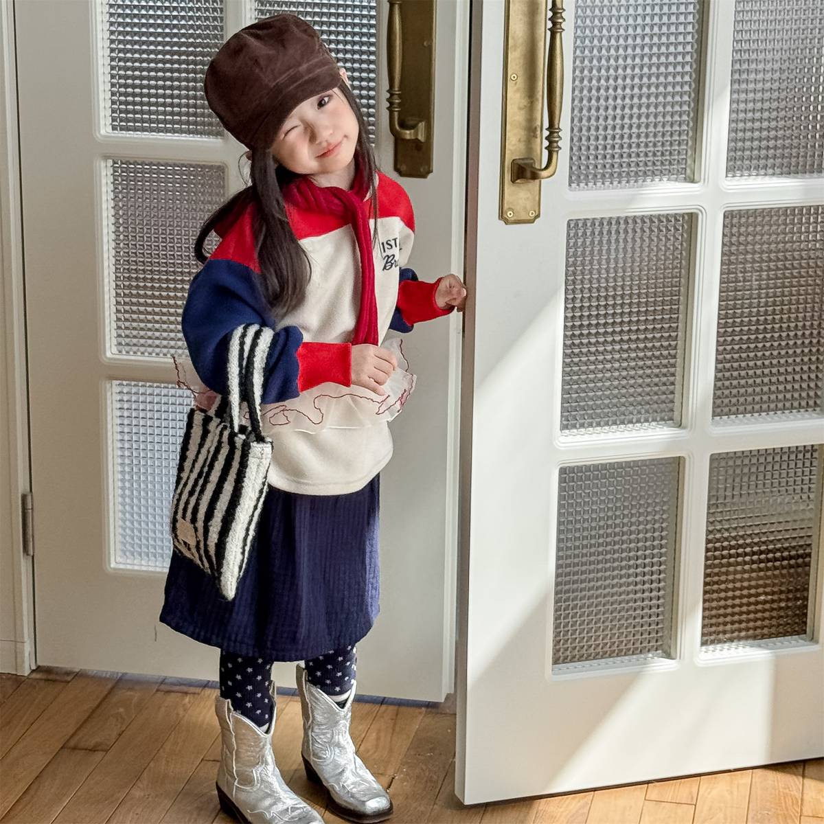 -長袖スウェット プルオーバー フリース素材 カジュアルトップス【mh0011401】 - mamahalo shop - トレーナー・フーディ -  べビー服 - 子供服 - 男の子 - 女の子