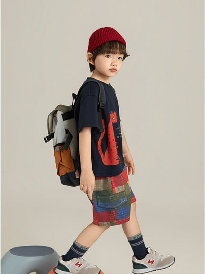 Cotton Plaid Casual Shorts 先染めチェック コットン ショートパンツ【mh0012738】