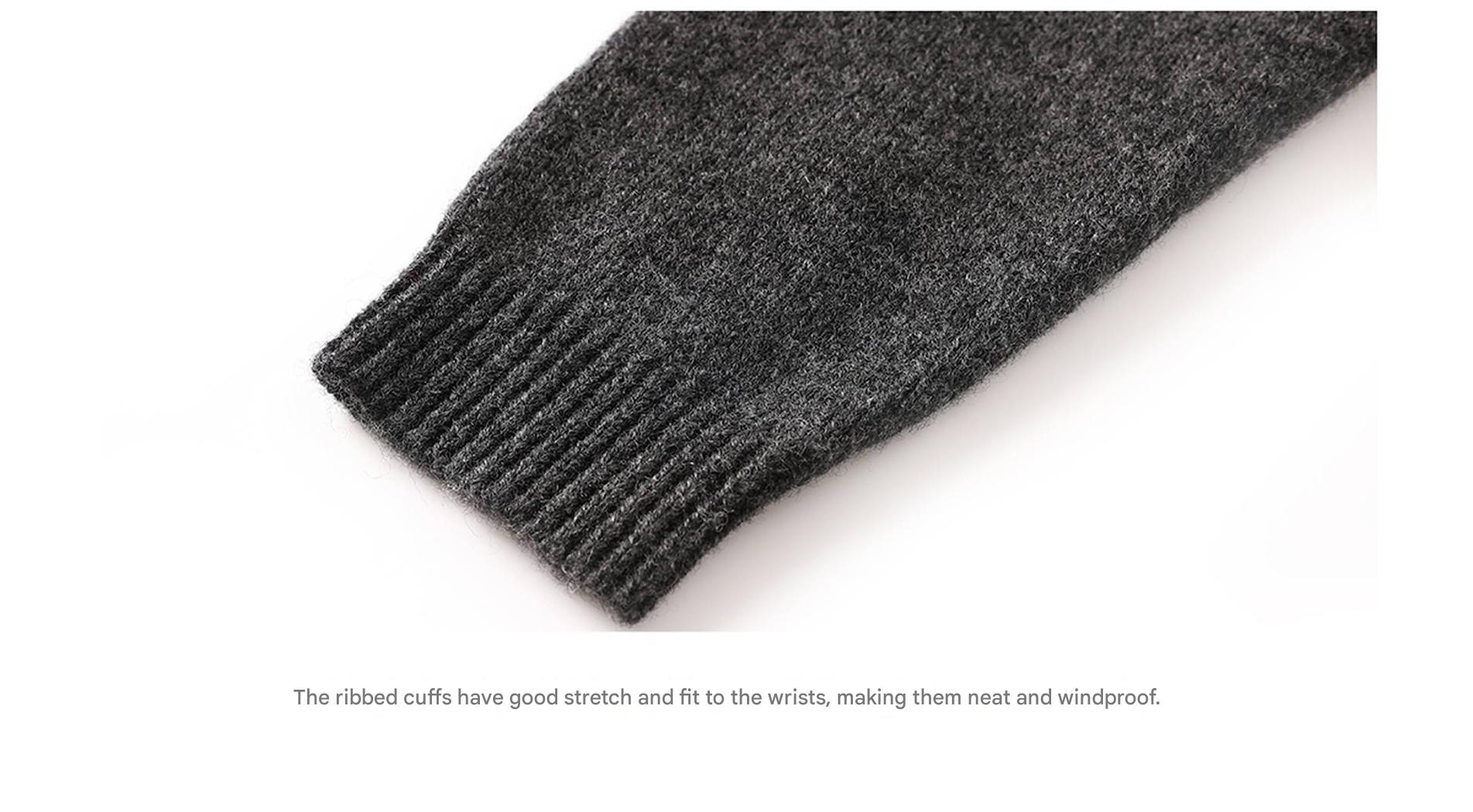 -長袖カーディガン ウール混紡 刺繍デザイン クルーネック【mh0011343】 - mamahalo shop - カーディガン・パーカー -  べビー服 - 子供服 - 男の子 - 女の子