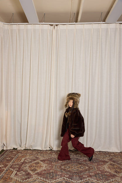 yummy&rocky | Thickened Brushed Denim Cargo Pants 裏起毛デニムカーゴベルボトム【mh0020094】