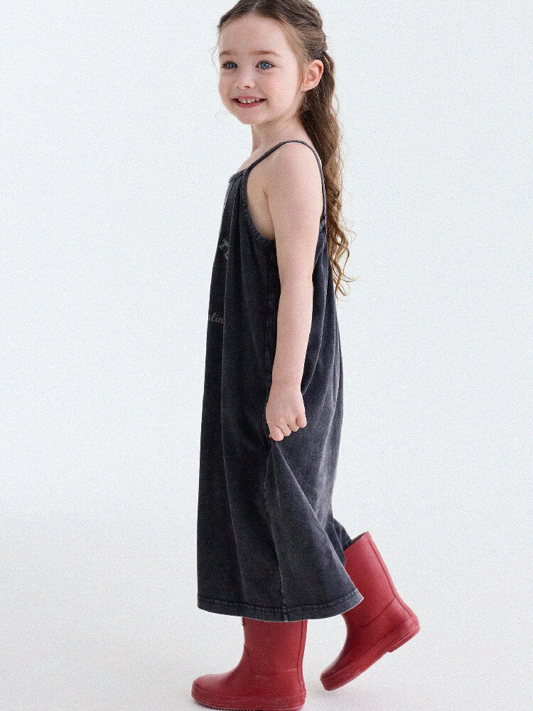 Vintage Printed Cotton Sundress ラッフル キャミソールワンピース【mh0013201】