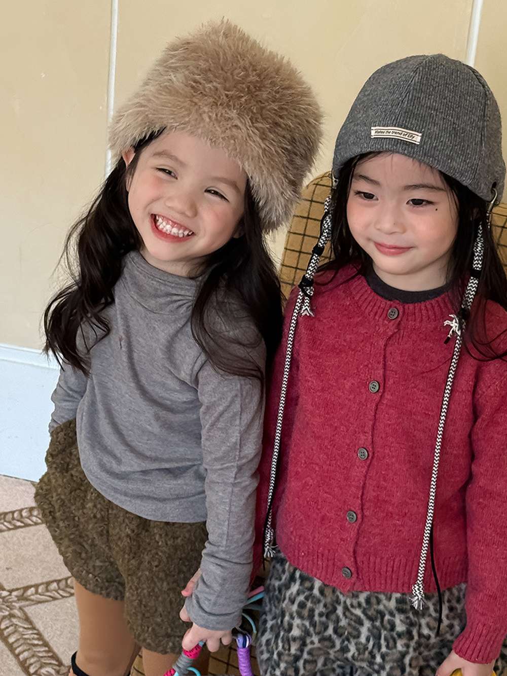 長袖ニットカーディガン 無地 コットンブレンド ベーシックセーター【mh0011461】