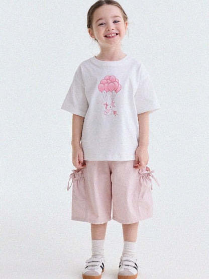 Ribbon Detail Cropped Pants リボン ハーフパンツ【mh0013179】