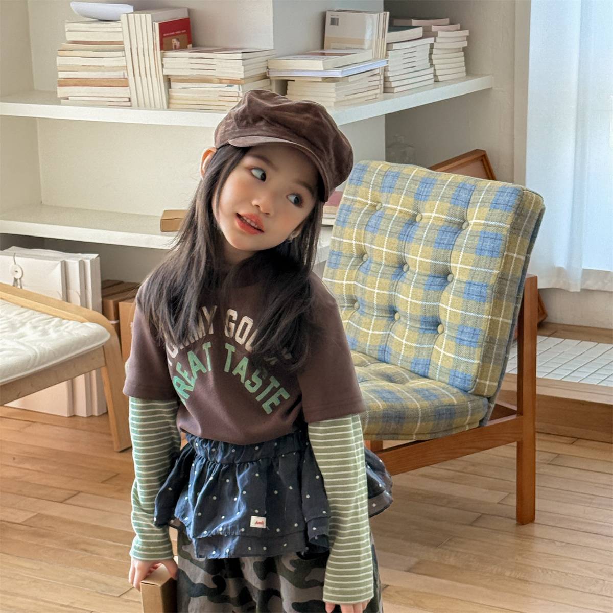 -長袖Tシャツ 裏起毛 ハイネック あったかインナー ベーシック【mh0011416】 - mamahalo shop - 長袖Tシャツ -  べビー服 - 子供服 - 男の子 - 女の子