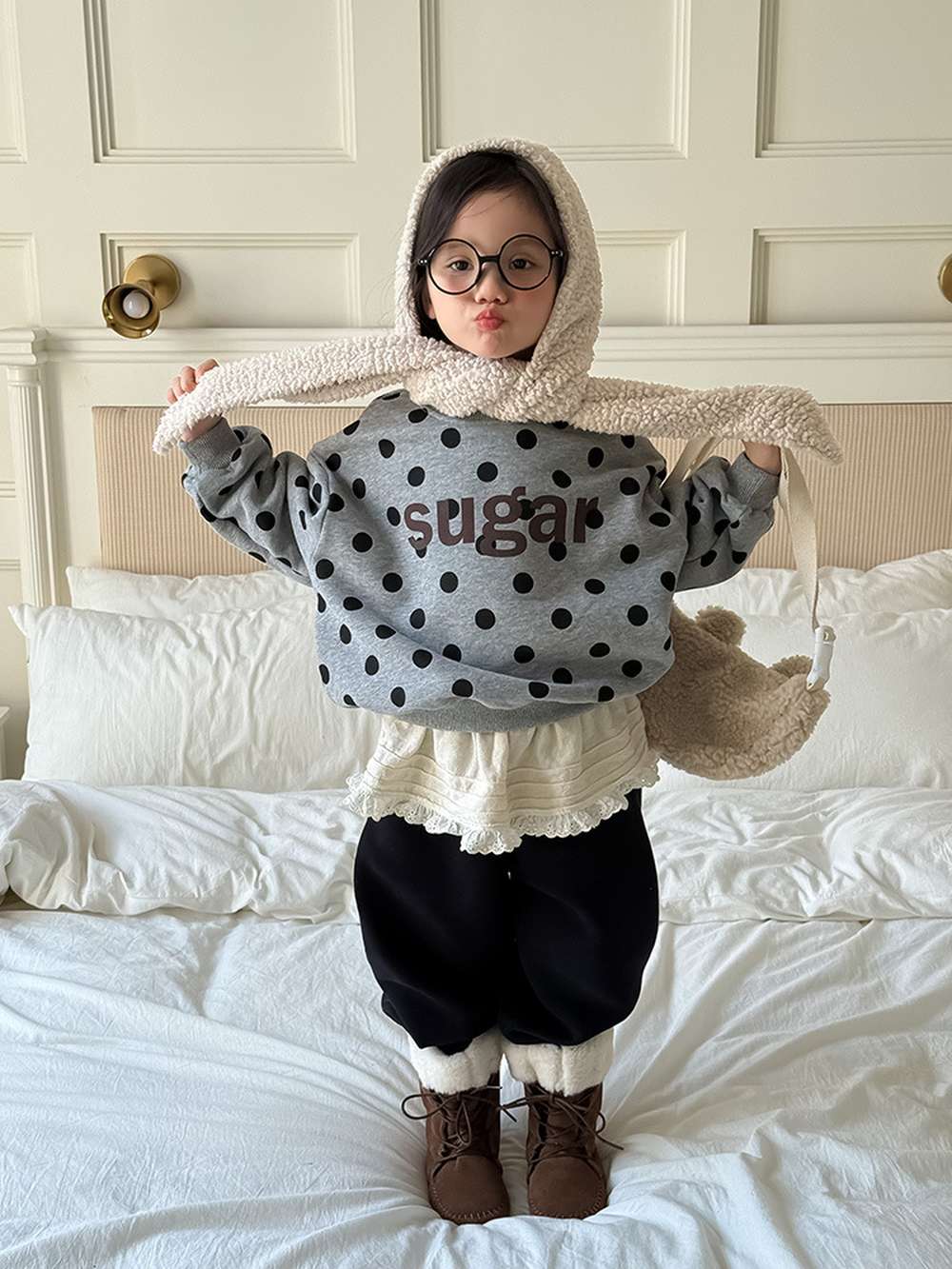 裏起毛長袖トレーナー | ロゴプリントビッグシルエット | オーバーサイズスウェット【mh0011466】