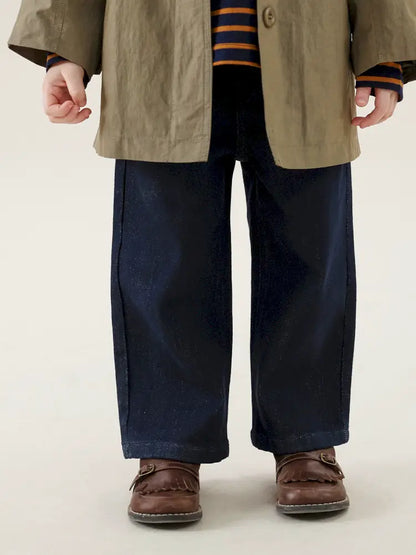 -シンプルベーシックストレートデニムパンツ【mh0011298】 - mamahalo shop - デニムパンツ -  べビー服 - 子供服 - 男の子 - 女の子