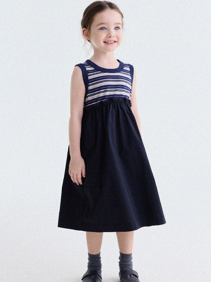 Cargo Pocket Cotton Dress ワークテイスト ノースリーブワンピース【mh0013195】